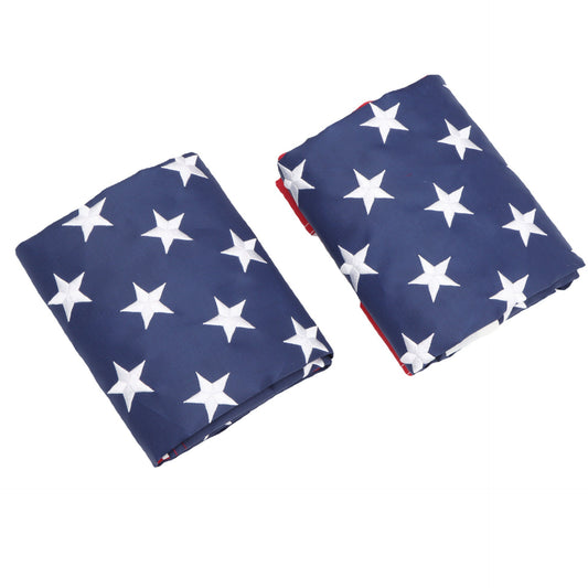 ALL-WEATHER AMERICAN DUAL FLAG SETS WITH FREE REPLACEMENT